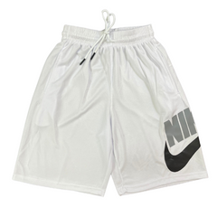 Short Nike Branco, Cinza e Preto