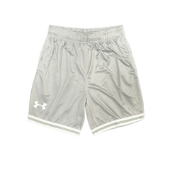 Pantalones cortos grises y blancos de Under Armour 