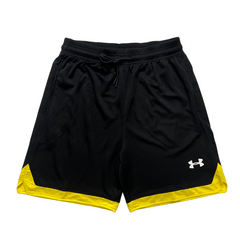 Pantalones cortos negros y amarillos de Under Armour 