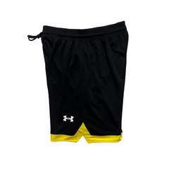 Pantalones cortos negros y amarillos de Under Armour 