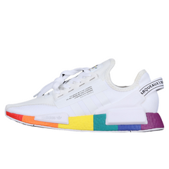 Tênis Adidas NMD_R1 Branco e Colorido