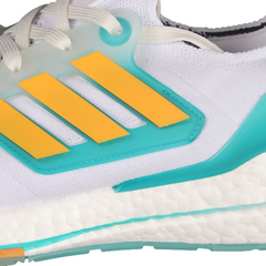 Tênis Adidas Ultraboost Light Branco, Azul e Amarelo - VENI Futebol