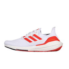 Tênis Adidas Ultraboost Light Branco e Vermelho - VENI Futebol