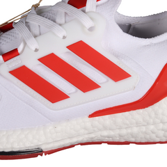 Tênis Adidas Ultraboost Light Branco e Vermelho - VENI Futebol