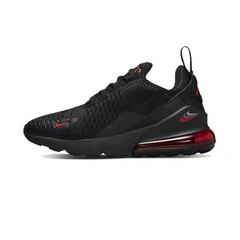 Tênis Nike Air Max 270 React Preto e Vermelho - VENI Futebol