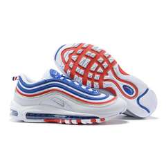 Tênis Nike Air Max 97 Branco, Azul e Vermelho - VENI Futebol