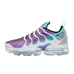 Tênis Nike Air VaporMax Plus Branco, Roxo e Azul