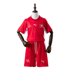 Camisa de Futebol Switzerland + Shorts Kit Puma 2026 Principal - Kit Infantil