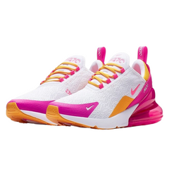 Nike Air Max 270 React Laser Fuschia University Gold