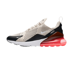 Nike Air Max 270 React en tonos hueso claro y punzonado intenso