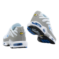 Nike Air Max Plus TN White, Gray and Blue Sneakers