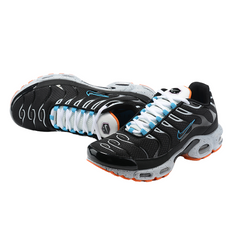 Zapatillas Nike Air Max Plus TN negras, blancas y naranjas