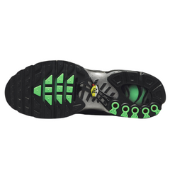 Zapatillas Nike Air Max Plus TN negras, plateadas y verdes