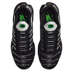 Zapatillas Nike Air Max Plus TN negras, plateadas y verdes