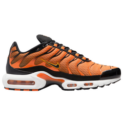 Calzado de seguridad Nike Air Max Plus TN en color naranja y negro