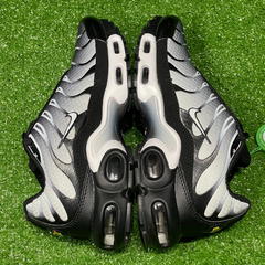 Tênis Nike Air Max Plus TN Branca, Prata e Preta Tamanho 37