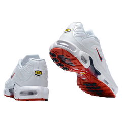 Nike Air Max Plus TN Blanco y Rojo Universitario