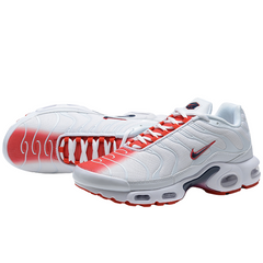 Nike Air Max Plus TN Blanco y Rojo Universitario