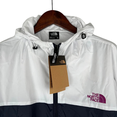 Jaqueta Corta-Vento The North Face Branca, Rosa e Azul