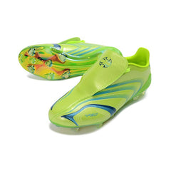 Chuteira Campo FG Adidas F50 Sem Cadarço Elite Verde Fluorescente