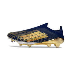 Chuteira Campo FG Adidas F50+ Elite Sem Cadarço Pack Dembele Ballon d'Or