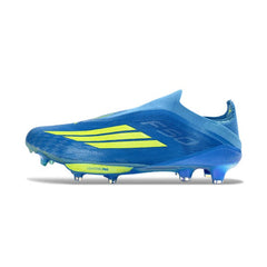 Chuteira Campo FG Adidas F50+ Elite Sem Cadarço Pack Ice Cold Precision