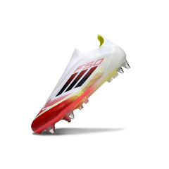 Chuteira Campo Molhado SG Adidas F50 Elite Sem Cadarço Pack Pure Victory