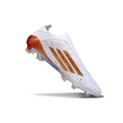Chuteira Campo FG Adidas F50 Elite Sem Cadarço Pack Branco Infantil