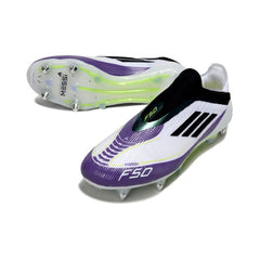 Chuteira Campo Molhado SG Adidas F50 Elite Sem Cadarço Pack Messi Stellar Icon