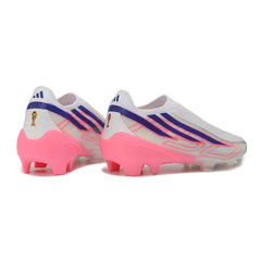 Chuteira Campo FG Adidas F50 Hyperfast Sem Cadarço Elite World Pack Cup