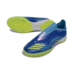 Chuteira Society TF Adidas F50 Sem Cadarço Elite Pack Messi Vis10n