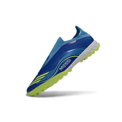 Chuteira Society TF Adidas F50 Sem Cadarço Elite Pack Messi Vis10n