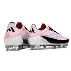 Chuteira Campo Molhado SG Adidas F50 Primeknit Elite Rosa-Clara e Preta