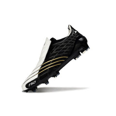 Chuteira Campo FG Adidas F50 Spider Preta e Branca