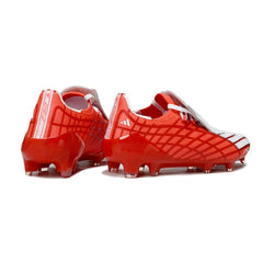 Chuteira Campo FG Adidas F50 Spider Vermelha e Branca