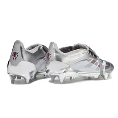 Chuteira Campo Molhado SG Adidas Predator 25 Elite Pack Bellingham Chrome Dream
