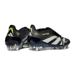 Chuteira Campo Molhado SG Adidas Predator 25 Elite Preta e Cinza