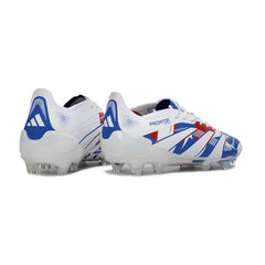 Chuteira Campo FG Adidas Predator 25 Elite Azul e Branca
