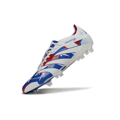 Chuteira Campo FG Adidas Predator 25 Elite Azul e Branca
