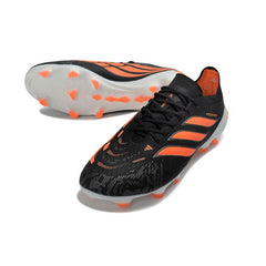 Chuteira Campo FG Adidas Predator 26 Elite Preto e Laranja