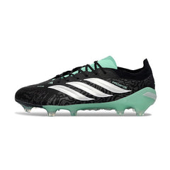 Chuteira Campo FG Adidas Predator 26 Elite Preta, Branca e Verde