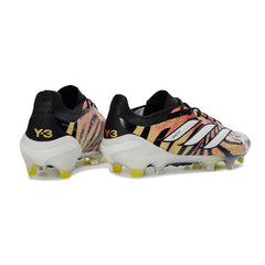 Chuteira Campo FG Adidas Predator 26 Elite Preta, Branca e Laranja