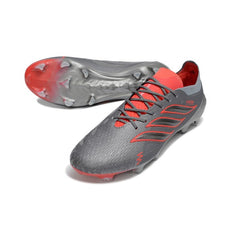 Chuteira Campo FG Adidas Predator 26 Elite Cinza e Laranja