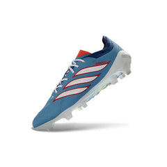 Chuteira Campo FG Adidas Predator 26 Elite Light Azul e Branco