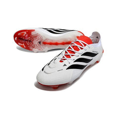 Chuteira Campo FG Adidas Predator 26 Elite Laranja e Branca