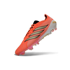 Chuteira Campo FG Adidas Predator 26 Elite Laranja, Preta e Dourada