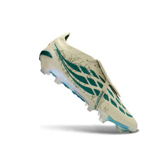 Chuteira Campo FG Adidas Predator 26 Elite Com Língua Verde-Clara