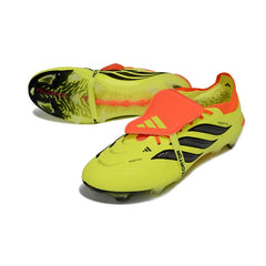 Chuteira Campo FG Adidas Predator 26 Elite Amarela e Laranja
