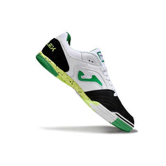 Chuteira Futsal IC Joma Top Flex 24 Branca Verde e Preta