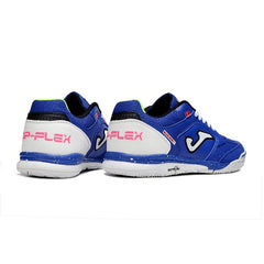 Chuteira Futsal IC Joma Top Flex Rebound Azul e Branca